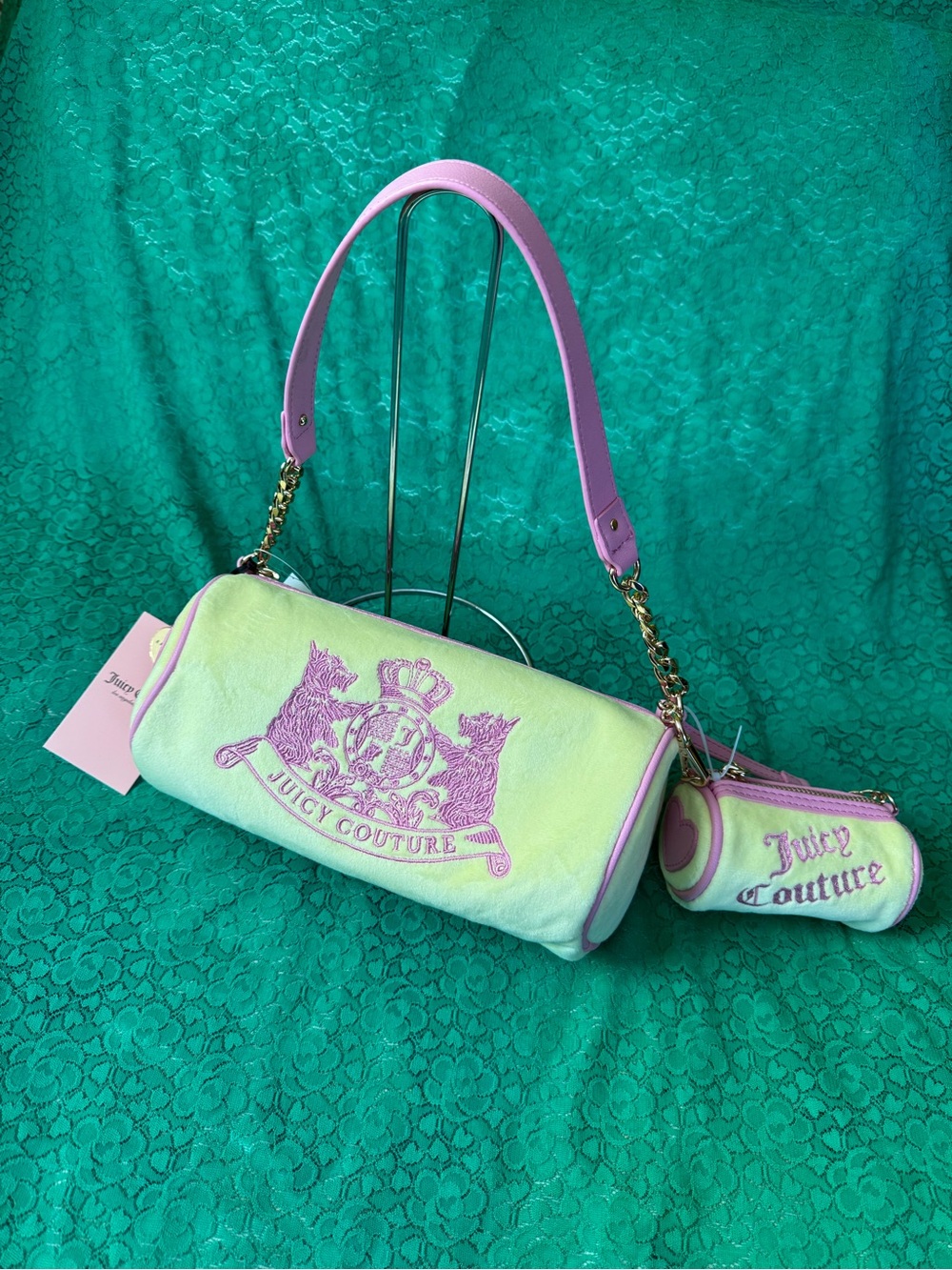 Juicy Couture Scottie dog barrel bag